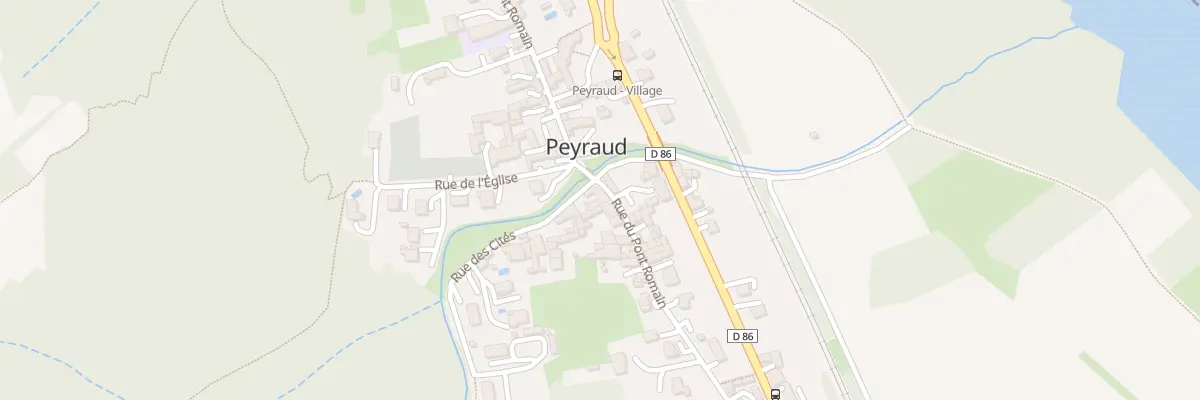 Plan du 40 Rue du Pont Romain à Peyraud