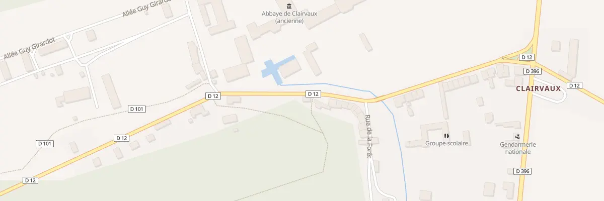 Plan du 15 Rue de l’Abbaye Clairvaux à Ville-sous-la-Ferté