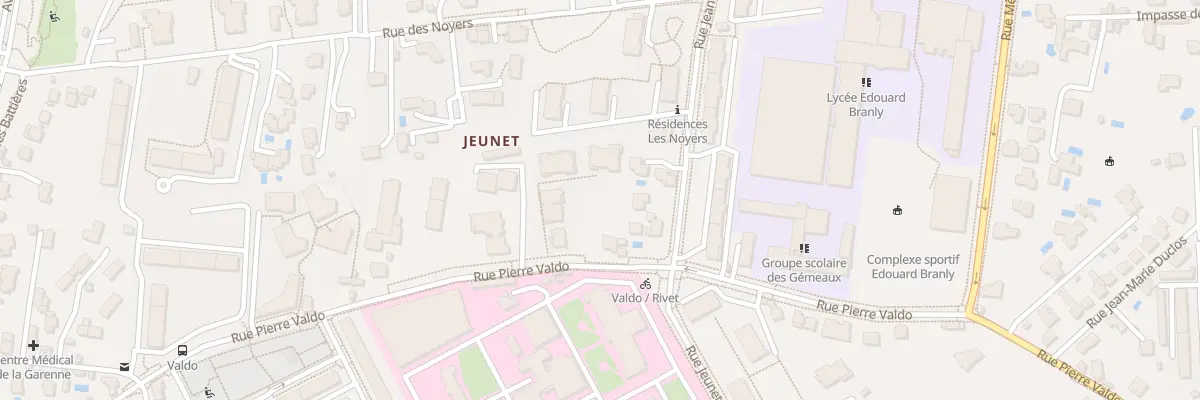 Plan du 74 Rue Pierre Valdo à Lyon 5e Arrondissement