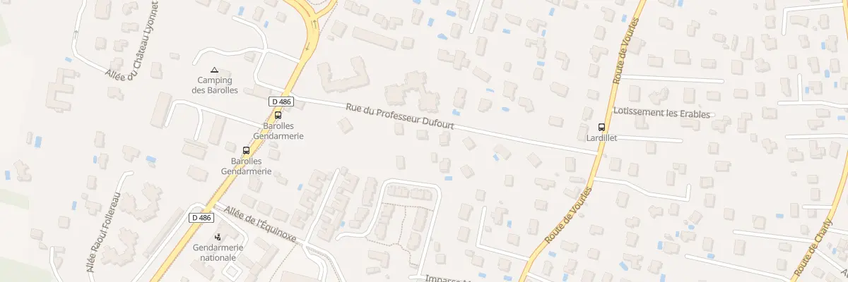 Plan du 9006 Rue du Professeur Dufourd à Saint-Genis-Laval