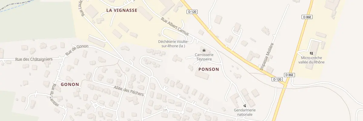 Plan du 6 Rue Albert Camus à La Voulte-sur-Rhône