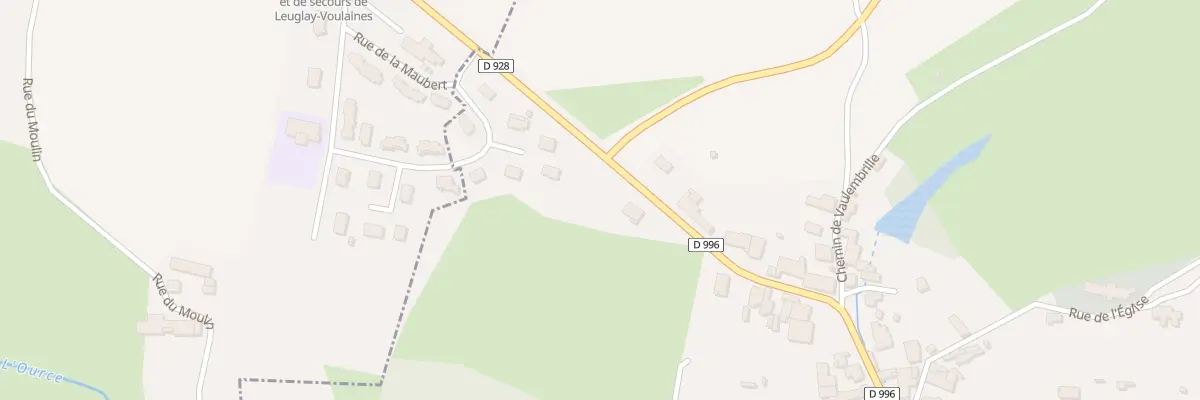 Plan du 5001 Rte de Voulaines à Leuglay