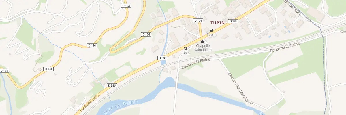 Plan du 1 Che des Gravières à Tupin-et-Semons