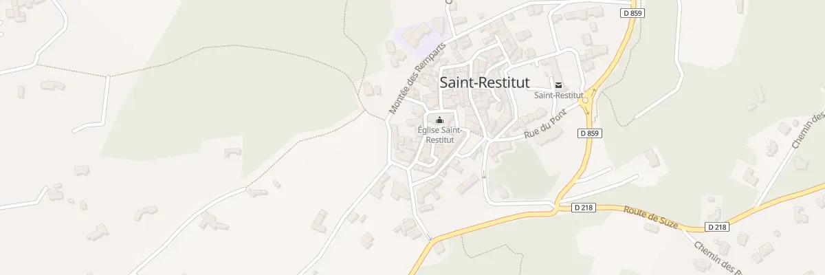 Plan du 5085 Le Village à Saint-Restitut