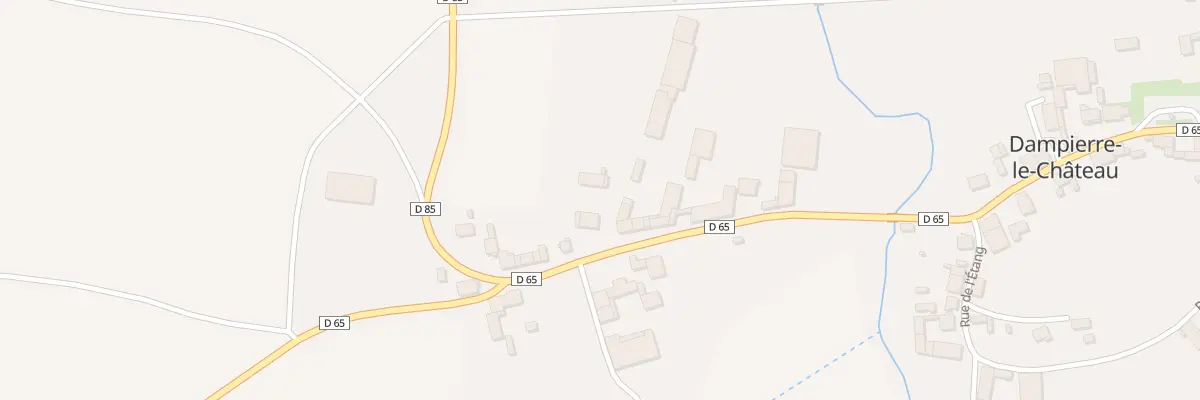 Plan du 7 Rue de Sommerecourt à Dampierre-le-Château