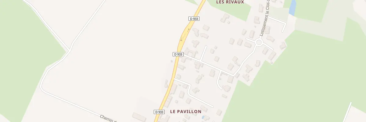 Plan du 446 Rte de l’Ancienne Gare à Genouilleux