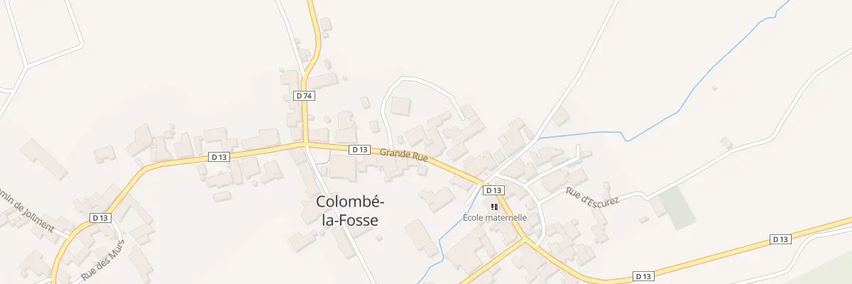 Plan du 65 Rue Grande Rue à Colombé-la-Fosse
