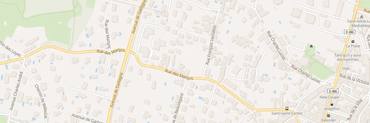 Plan du 36 Rue des Martyrs à Saint-Genis-Laval
