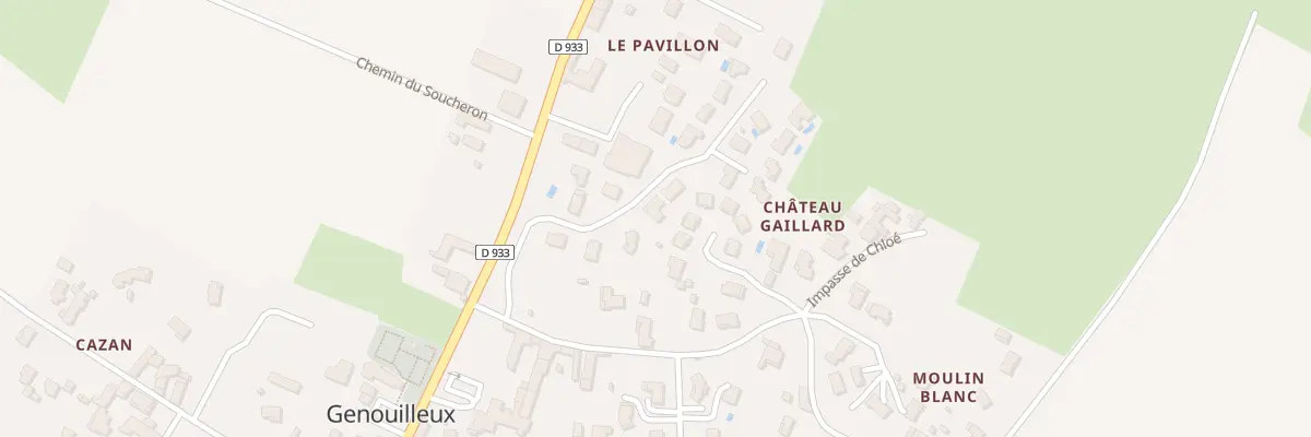 Plan du 5219 Au Pavillon à Genouilleux