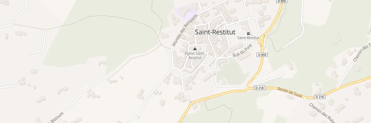 Plan du 5082 Le Village à Saint-Restitut