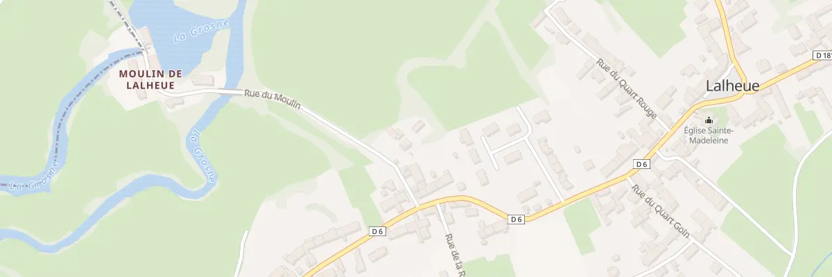 Plan du 6 Rue du Moulin à Lalheue