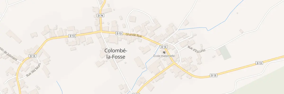 Plan du 56 Rue Grande Rue à Colombé-la-Fosse