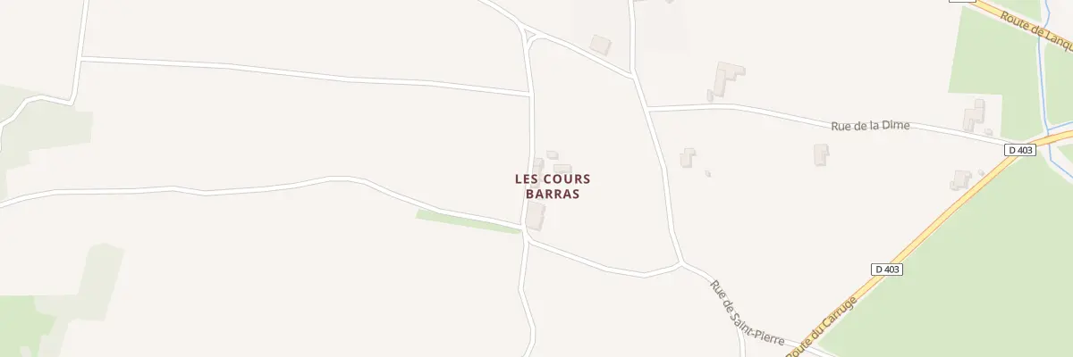 Plan du 5101A Les Cours Barras à Péronne
