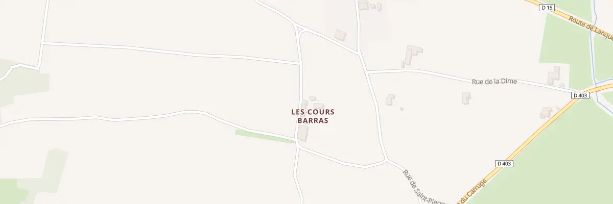 Plan du 5100 Les Cours Barras à Péronne