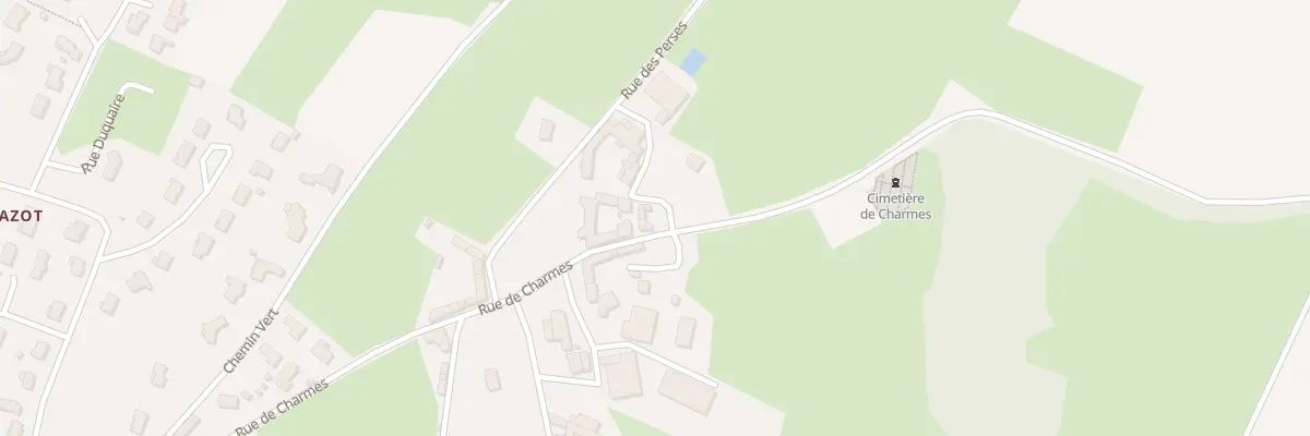 Plan du 5394 Rue de Charmes à Guéreins