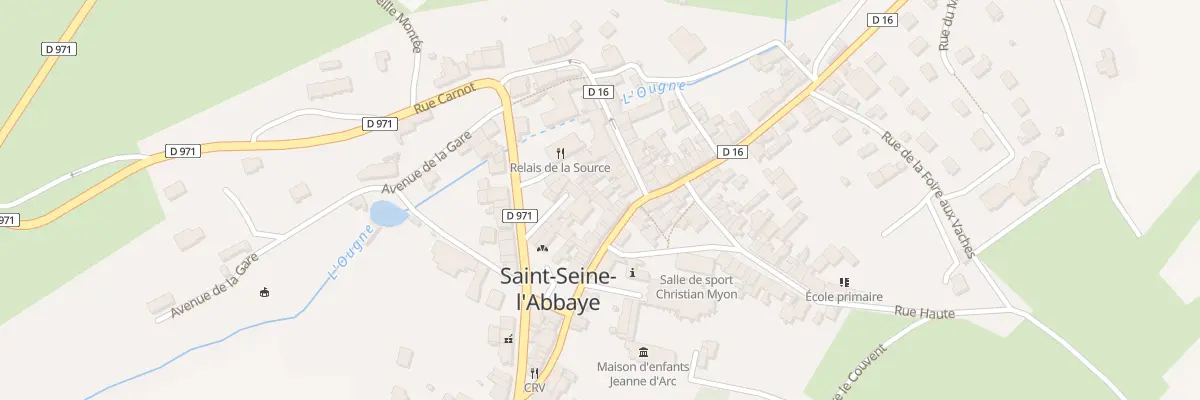 Plan du 10 Rue Sonnois à Saint-Seine-l’Abbaye