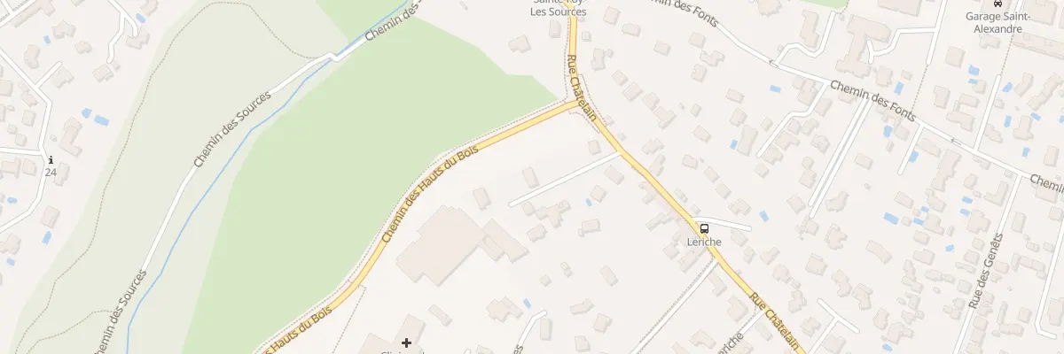 Plan du 117 Rue Chatelain à Sainte-Foy-lès-Lyon