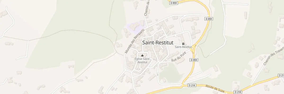 Plan du 5056A Le Village à Saint-Restitut