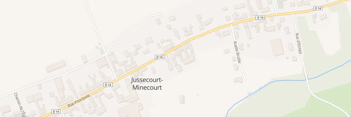 Plan du 37 Rue Principale à Jussecourt-Minecourt
