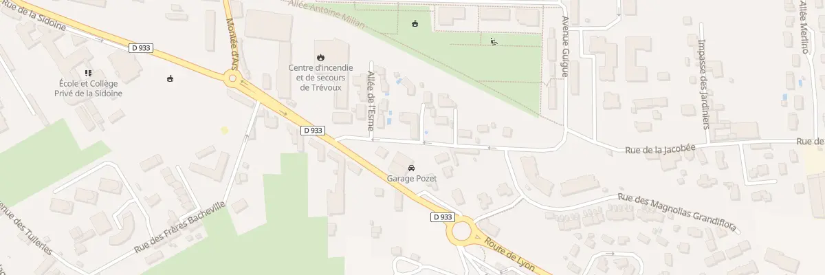 Plan du 79 Rue de la Jacobée à Trévoux