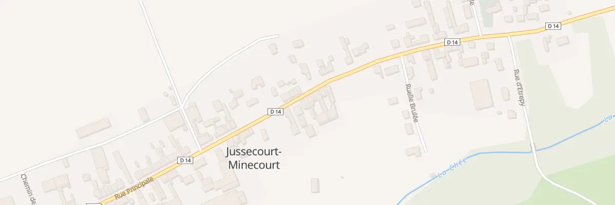 Plan du 35 Rue Principale à Jussecourt-Minecourt