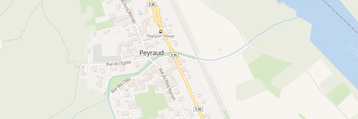 Plan du 5054 La Condamine à Peyraud