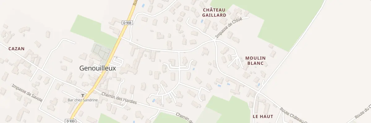 Plan du 1 Lot le Coteau du Village à Genouilleux