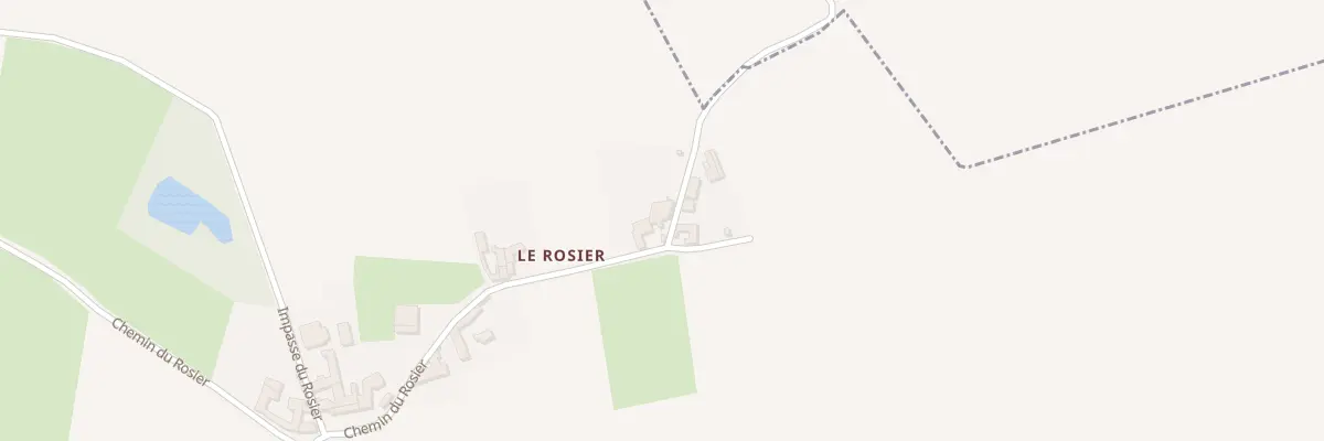Plan du 5166 Le Rosier à Lurcy