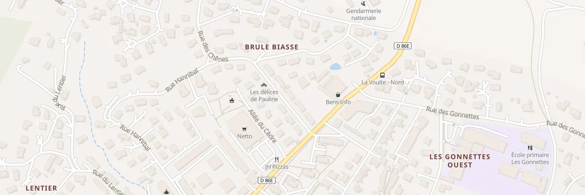 Plan du 18 Rue des Chênes à La Voulte-sur-Rhône