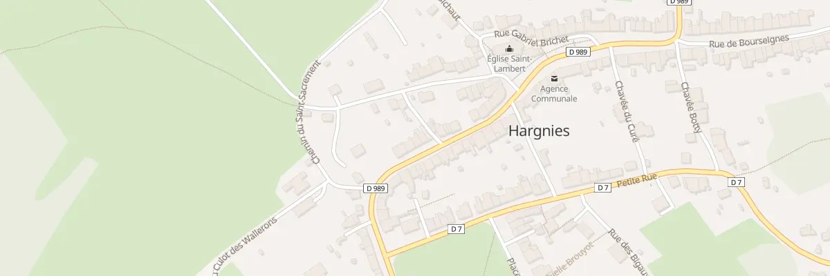 Plan du 20 Rue des Wallerons à Hargnies