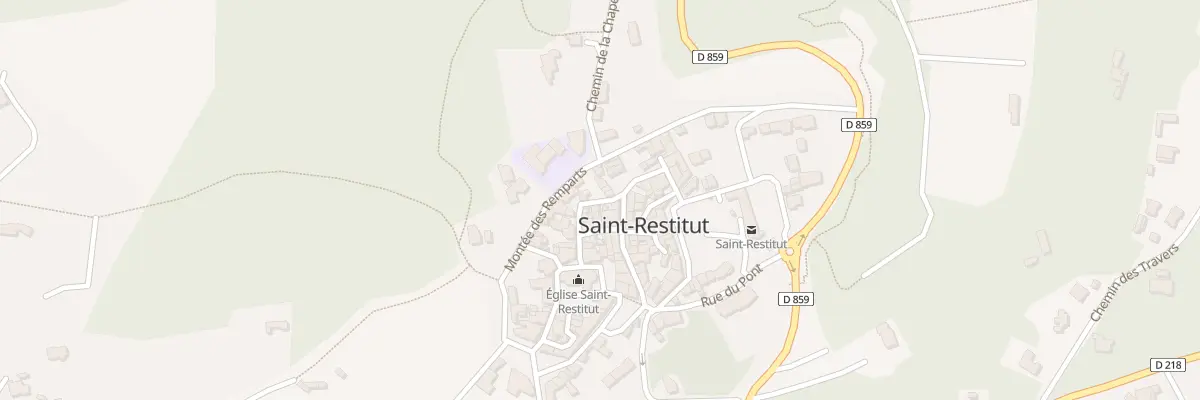 Plan du 5217 Le Village à Saint-Restitut