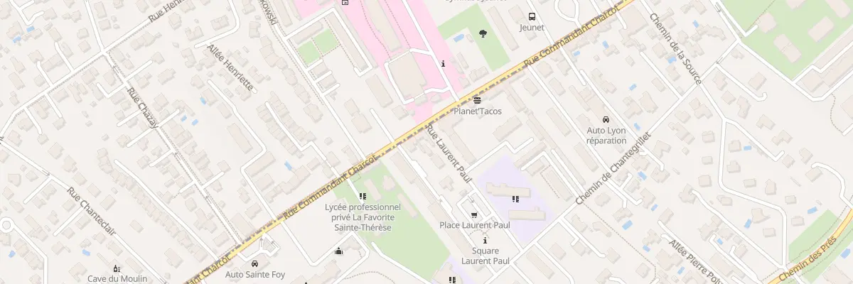 Plan du 97 Rue Commandant Charcot à Sainte-Foy-lès-Lyon