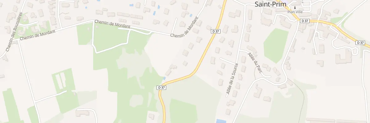 Plan du 230 Rte de Saint-clair à Saint-Prim