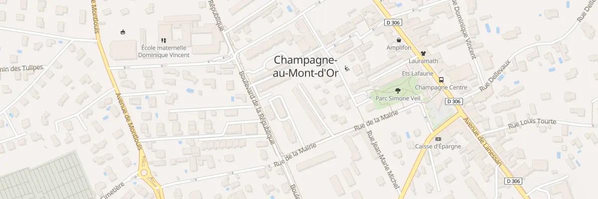 Plan du 17 Bd de la République à Champagne-au-Mont-d’Or