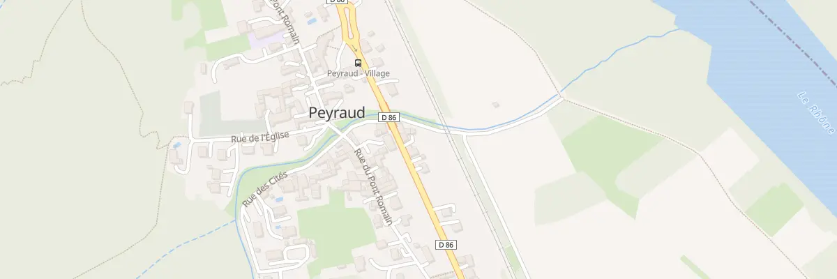 Plan du 5055 La Condamine à Peyraud