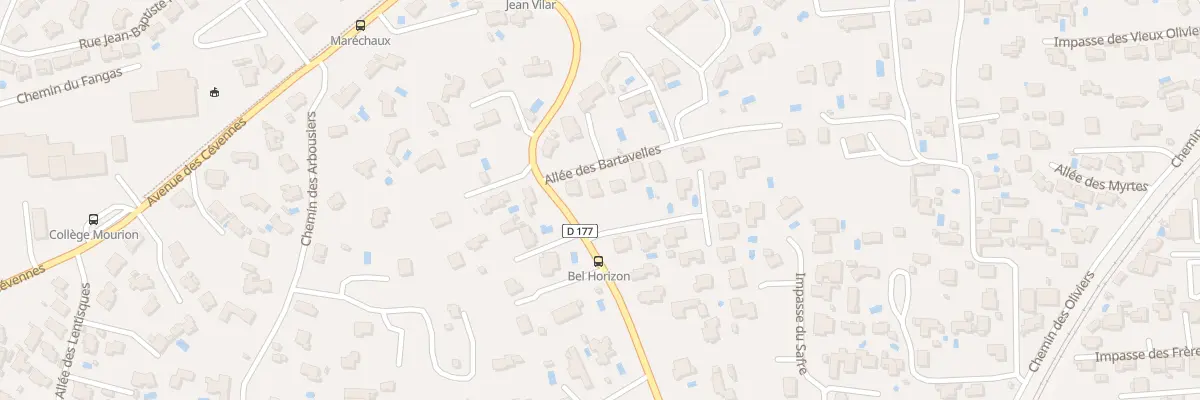 Plan du 4 All des Bartavelles à Villeneuve-lès-Avignon