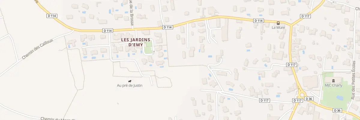 Plan du 323 Rue de la Brosse à Charly