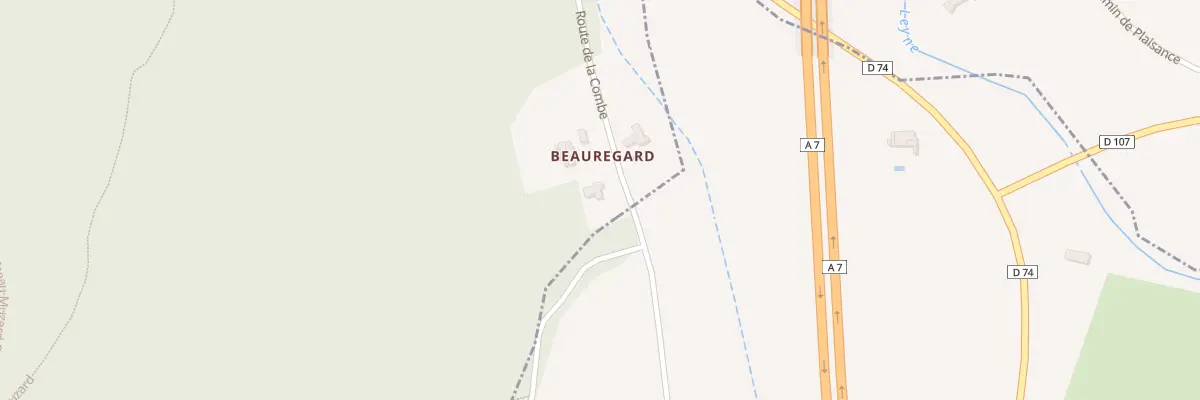 Plan du 5234 Beauregard à Savasse