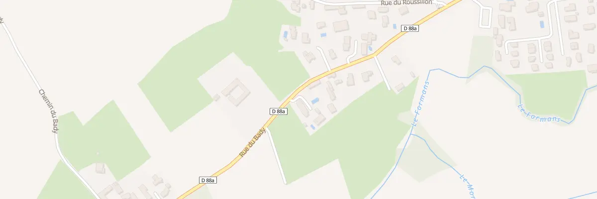 Plan du 255B Rue du Bady à Sainte-Euphémie