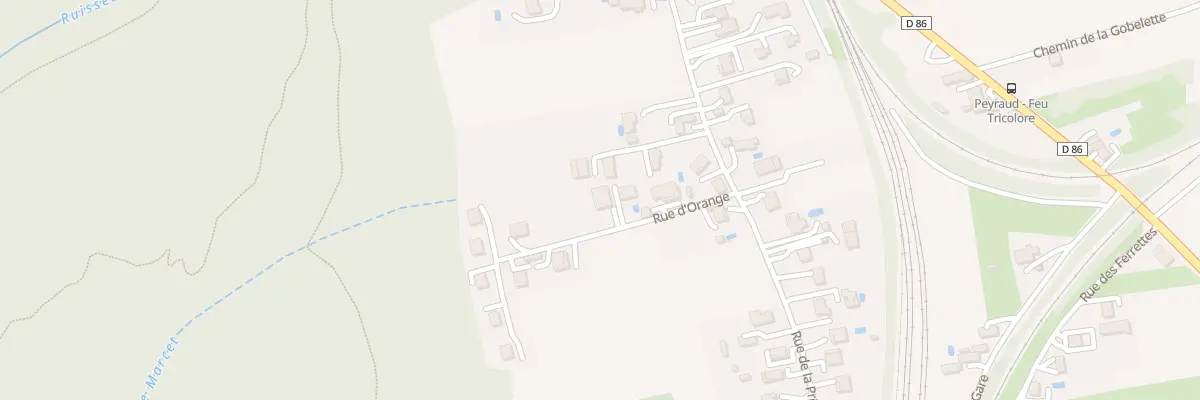Plan du 6 Rue d’Orange à Peyraud