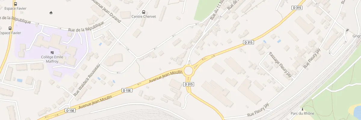Plan du 70 Rue de Bouteiller à Grigny-sur-Rhône