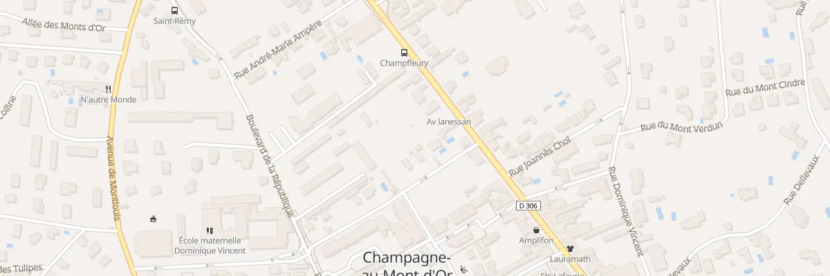 Plan du 97 Av de Lanessan à Champagne-au-Mont-d’Or