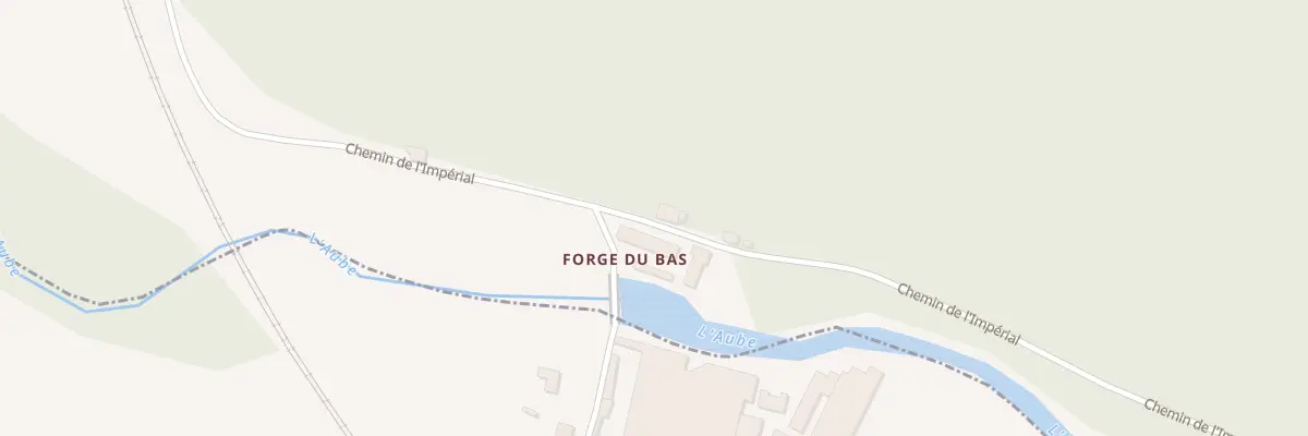 Plan du 175 Forge du Bas à Longchamp-sur-Aujon