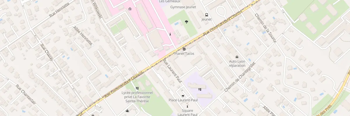 Plan du 95 Rue Commandant Charcot à Sainte-Foy-lès-Lyon