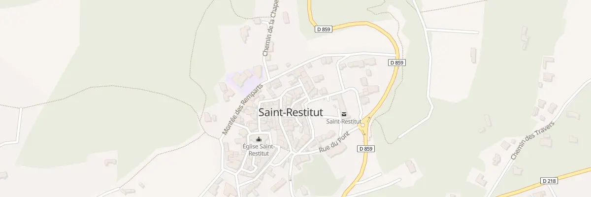 Plan du 5089 Le Village à Saint-Restitut