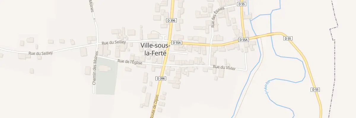 Plan du 1 Rue du Vivier à Ville-sous-la-Ferté