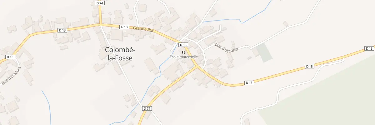Plan du 4 Rue du Moulin à Colombé-la-Fosse