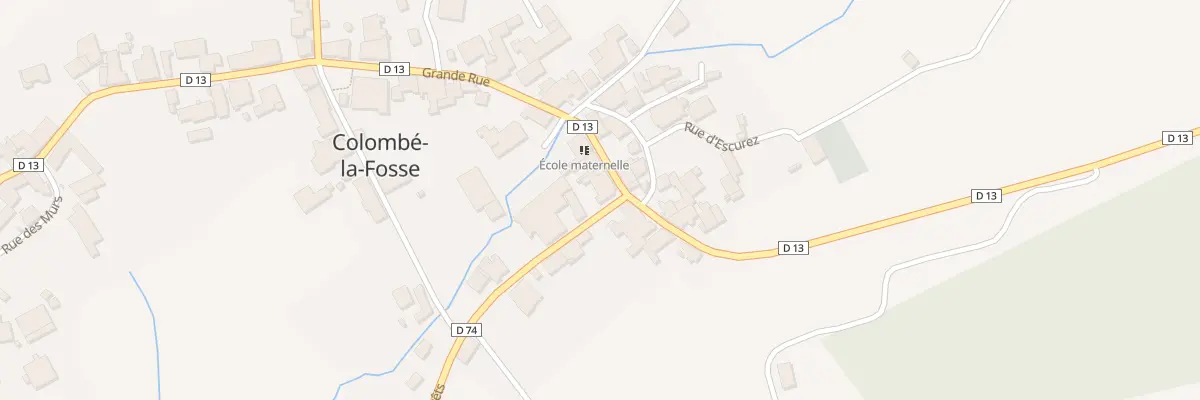 Plan du 2 Rue du Moulin à Colombé-la-Fosse