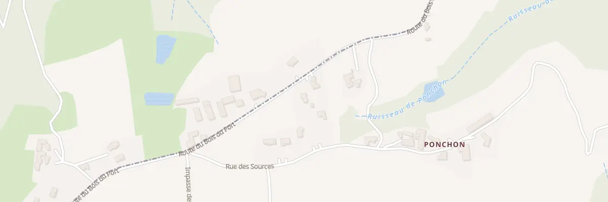 Plan du 2165 Rte du Bois du Port à Ozon