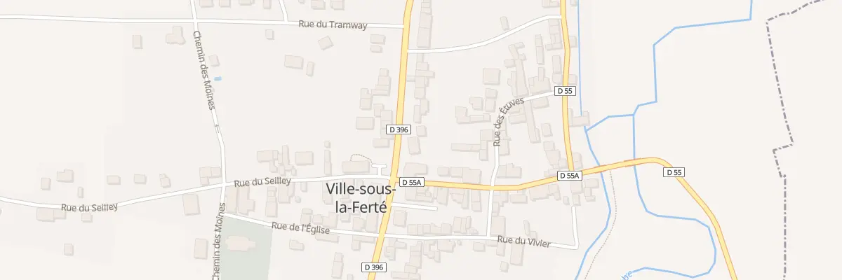 Plan du 22 Rte de Dijon à Ville-sous-la-Ferté